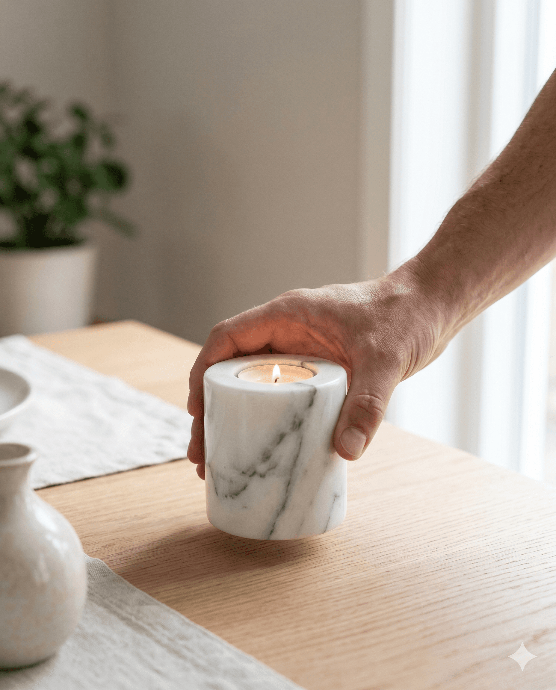 Marble Candle Holder - Image 2